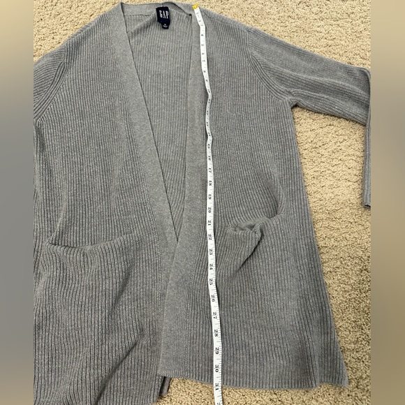 GAP Gray Women's Ribbed Cardigan - Picture 4 of 4